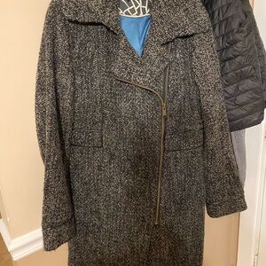 Women's Grey Tweed Coat